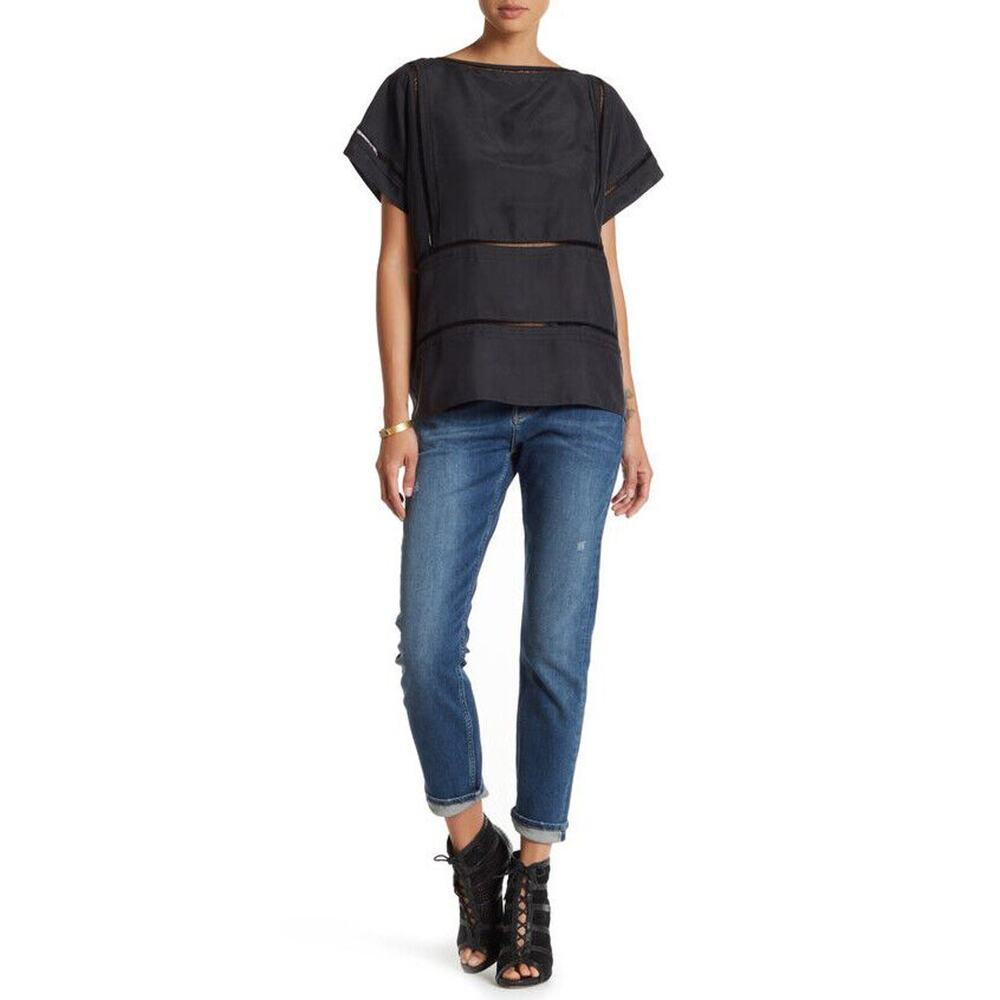 MiH Jeans Tomboy Jean Skinny Boyfriend Rogue Wash Jeans Size 24 NWT $259